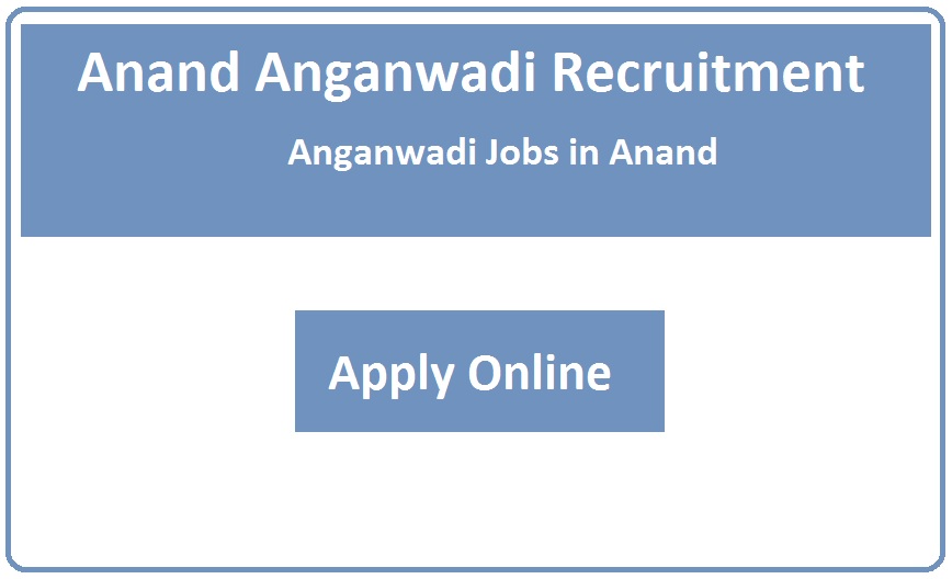 Anand Anganwadi Recruitment 2023 Anganwadi Jobs in Anand